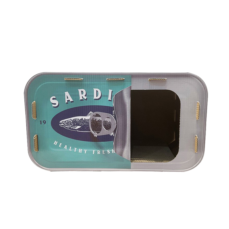 CW3022 Cardboard Canned Sardines Shaped Cat House