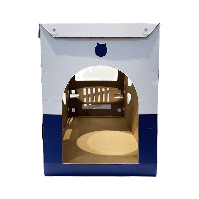 CW3002 Police Car Cardboard Cat House