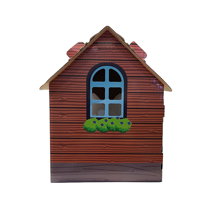 CW2002 Outdoor Cute Cat Cardboard Paper House