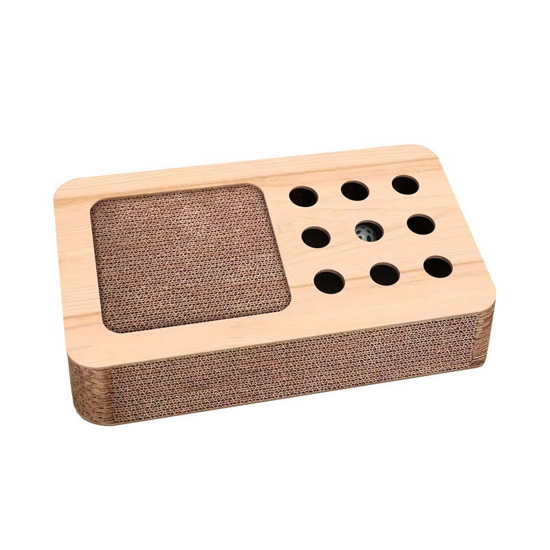 CW4015 Eco-friendly Fashionable Corrugated Cat Cardboard Scratcher