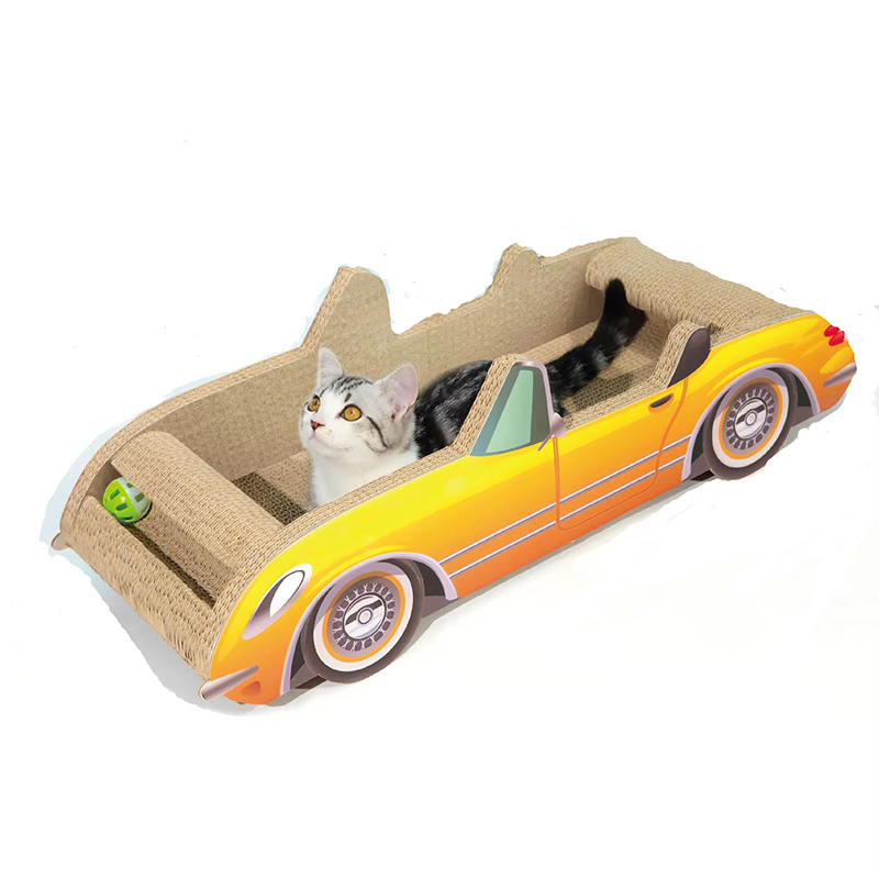 CW4114 Indoor Sustainable Car Type Cat Scratcher Cardboard