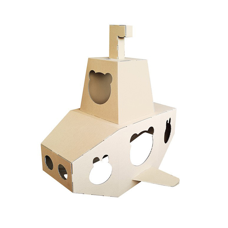 BF20977 Cardboard 3D Doodle Coloring Submarine Playhouse