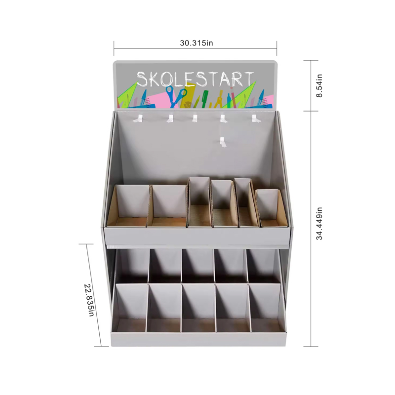 BL18002 Multi-function Durable Cardboard Paper Display Box for Retail Shops