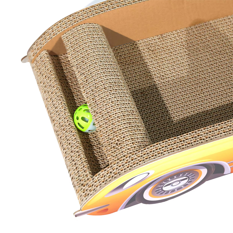 CW4114 Indoor Sustainable Car Type Cat Scratcher Cardboard