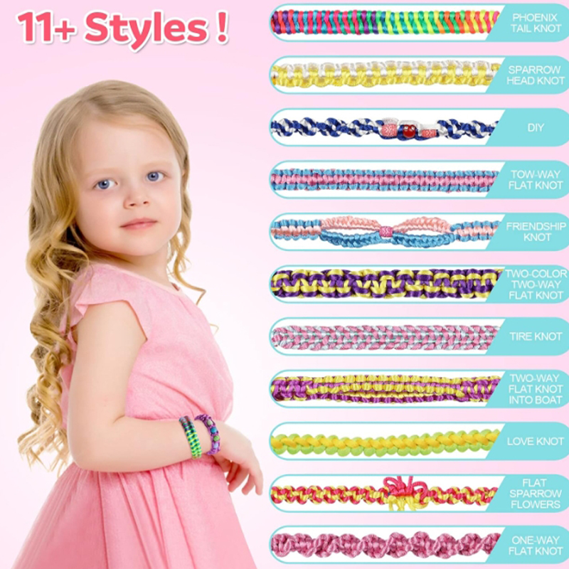 Girls Friendship Bracelet Making Creative Craft Kit