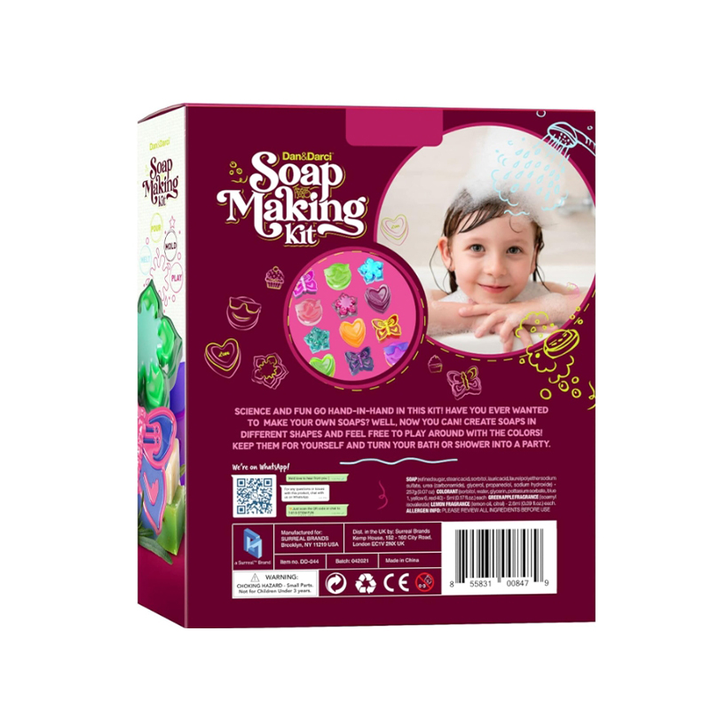 Kids Soft Soap Transparent and Bath Ball DIY Making Kit