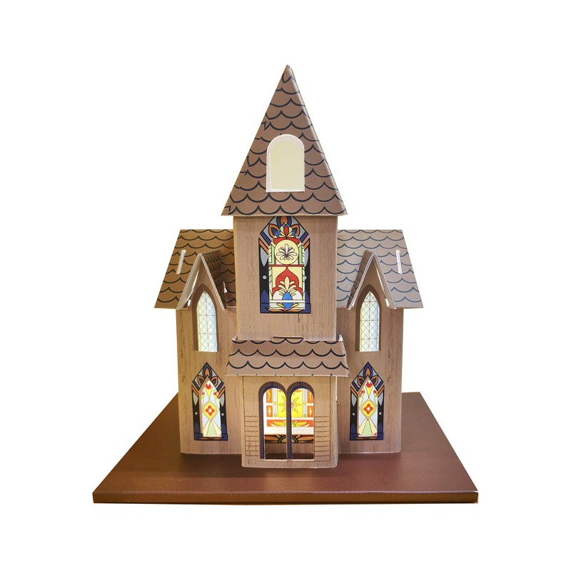 N24804 Eco-friendly DIY 3D Board Paper Castle Jigsaw Model Kit